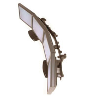 Ergotron Quad Monitor Horizontal (33-284-200) Ergotron Quad Monitor Horizontal (33-284-200)